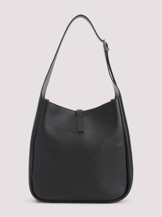 26FW 생로랑 LE 5 A 7 서플 스몰 그레인드 레더백 713938AACQG1000 BLACK - SAINT LAURENT