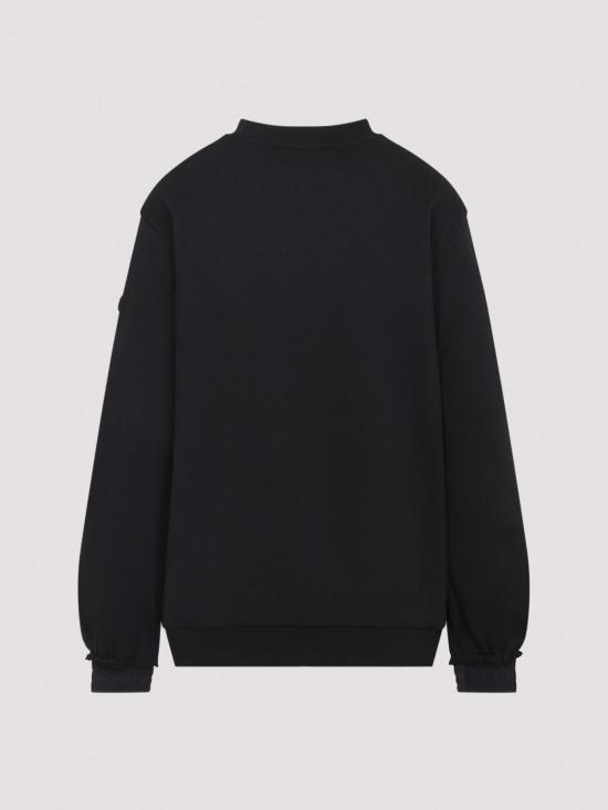 26FW 몽클레어 플리스 로고 스웨트셔츠 L20938G0001489AZY999 BLACK - MONCLER