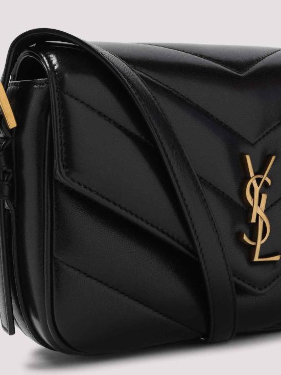 26FW 생로랑 카상드르 루루 토이 퀼팅 양가죽 숄더백 873156AAEAX1000 BLACK - SAINT LAURENT