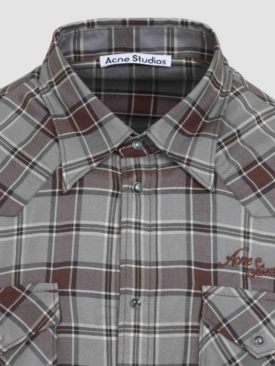 26FW 아크네 스튜디오 셔츠 BB0715BQ9 MULTICOLOUR - ACNE STUDIOS