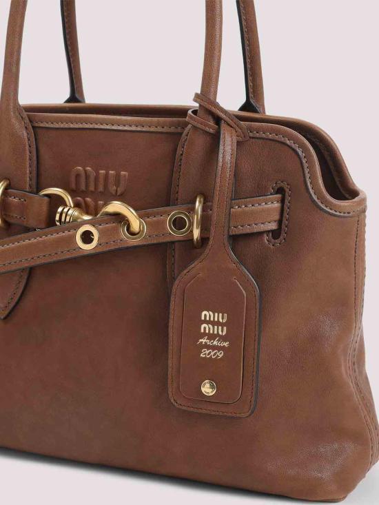26FW 미우미우 아방뛰르 나파 레더 백 5BA292VOON2BBLF0316 BROWN - MIU MIU