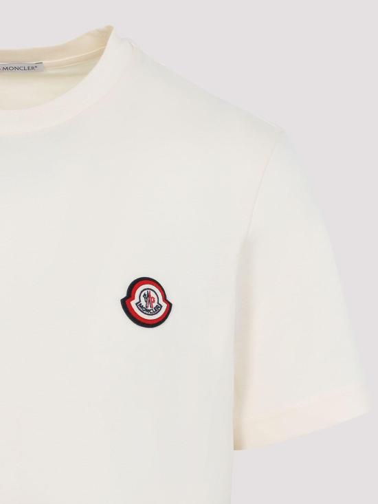 26FW 몽클레어 코튼 로고 패치 반팔 티셔츠 L20918C0004589B8Y060 MULTICOLOUR - MONCLER