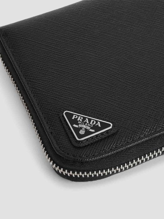 26FW 프라다 사피아노 가죽 지퍼 어라운드 장지갑 2ML317QHHF0002 BLACK - PRADA