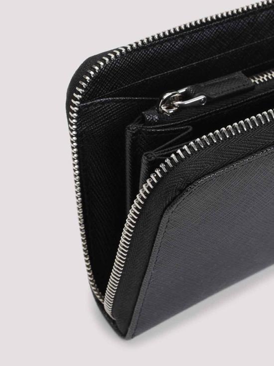 26FW 프라다 사피아노 가죽 지퍼 어라운드 장지갑 2ML317QHHF0002 BLACK - PRADA