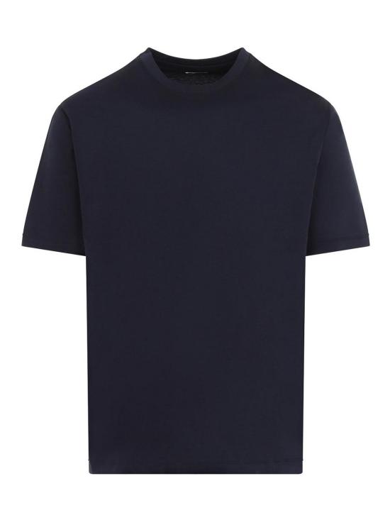 26FW 키톤 반팔 티셔츠 UMC023K06R491102DBLU BLUE