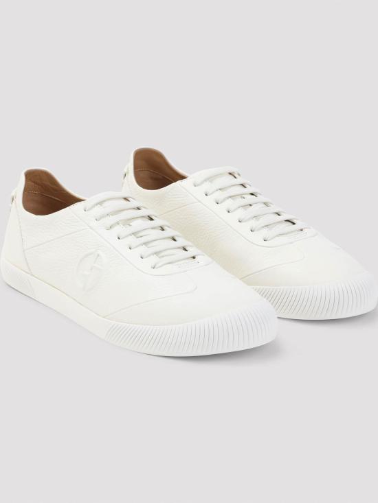 26FW 조르지오 아르마니 스니커즈 GM004698AF19222U0011 CREAM - GIORGIO ARMANI