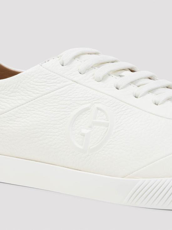26FW 조르지오 아르마니 스니커즈 GM004698AF19222U0011 CREAM - GIORGIO ARMANI
