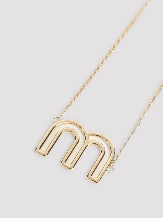 26FW 미우미우 목걸이/팬던트 5IC3542G9SF0056 GOLD - MIU MIU