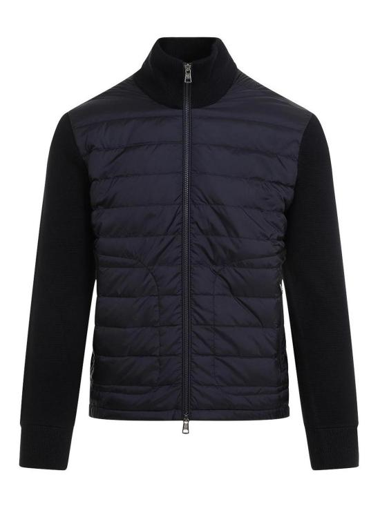 26FW 몽클레어 패딩 집업 울 가디건 L20919B50700A9341777 DARK BLUE