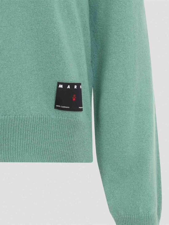 26FW 마르니 폴로 티셔츠 POMD0070Q0UFX331MXV32 LIGHT GREEN - MARNI