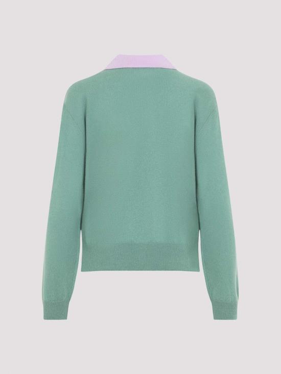 26FW 마르니 폴로 티셔츠 POMD0070Q0UFX331MXV32 LIGHT GREEN - MARNI