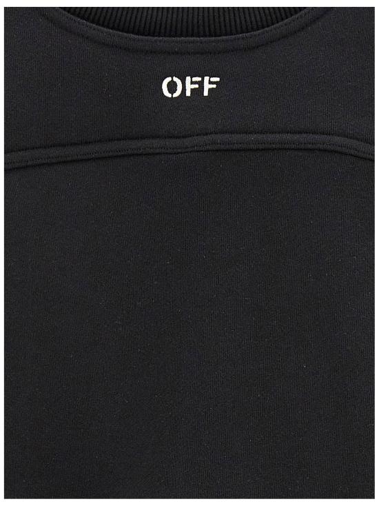  오프화이트 탑 LDOWBA071C99FLE00110011001 BLACK - OFF WHITE