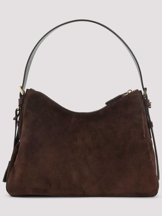 26FW 프라다 가죽 토트백 1BC301VLVO2C4SF0003 DARK BROWN - PRADA