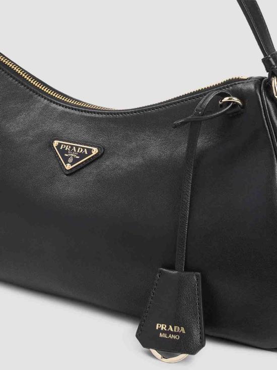 26FW 프라다 리나일론 체인 숄더백 1BC303VOOO2ZUCF0002 BLACK - PRADA