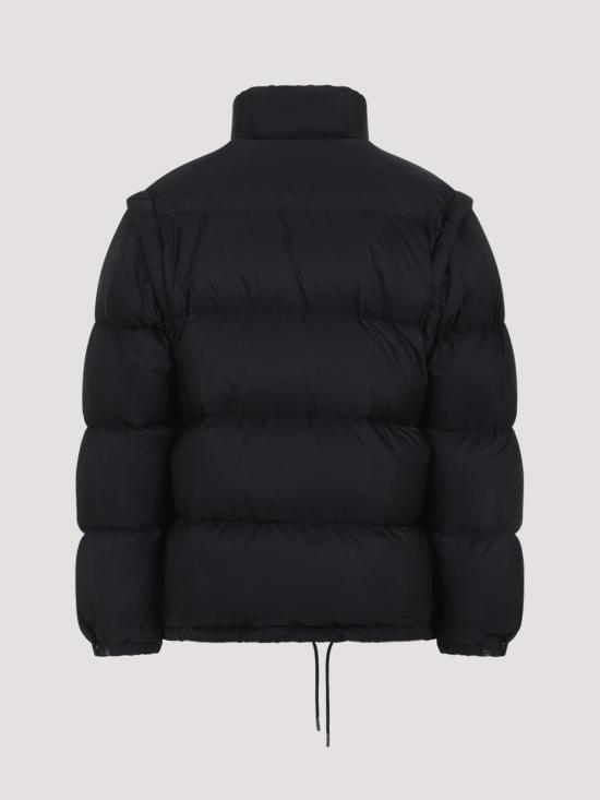 26FW 프라다 리나일론 스탠드 칼라 숏 다운 패딩 SGC863SOOO1WQ9F0002 BLACK - PRADA
