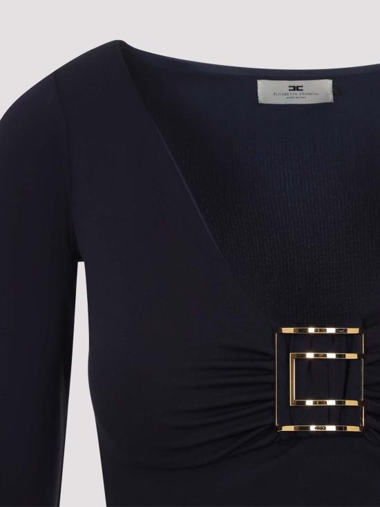 26FW 엘리자베타프랜치 민소매 티셔츠 MD00567E2H88 BLUE - ELISABETTA FRANCHI
