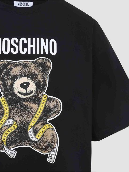 26FW 모스키노 반팔 티셔츠 262E070755411555 BLACK - MOSCHINO