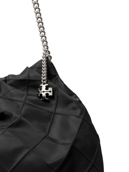  토리버치 플래밍 나일론 호보백 176707001 P26 BLACK - TORY BURCH