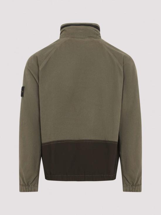 26FW 스톤 아일랜드 코튼 나일론 오버셔츠 자켓 L2S151200039S0482V005G GREEN - STONE ISLAND