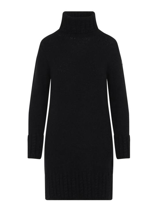 26FW 몽클레어 알파카 블렌드 터틀넥 니트 원피스 L20939L00004N0403999 BLACK