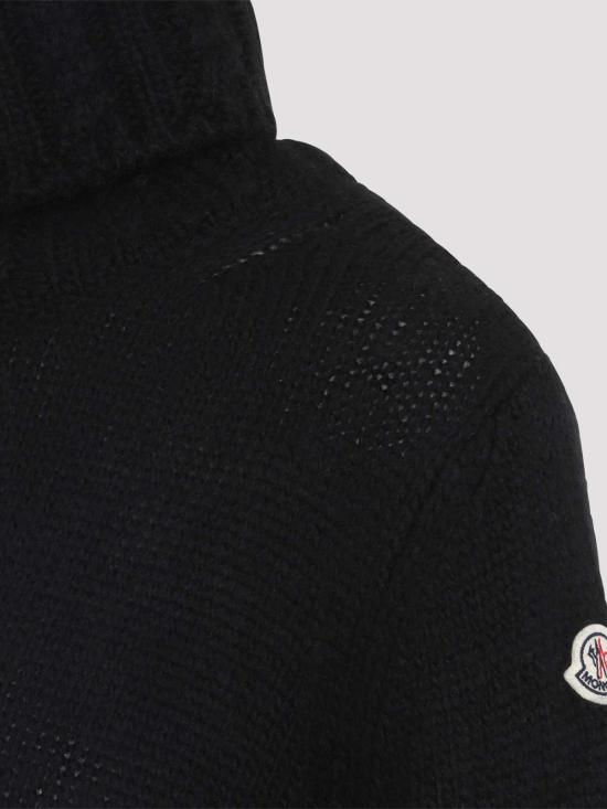 26FW 몽클레어 알파카 블렌드 터틀넥 니트 원피스 L20939L00004N0403999 BLACK - MONCLER