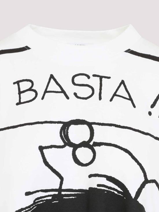 26FW 모스키노 반팔 티셔츠 262DJ044654421001 WHITE - MOSCHINO