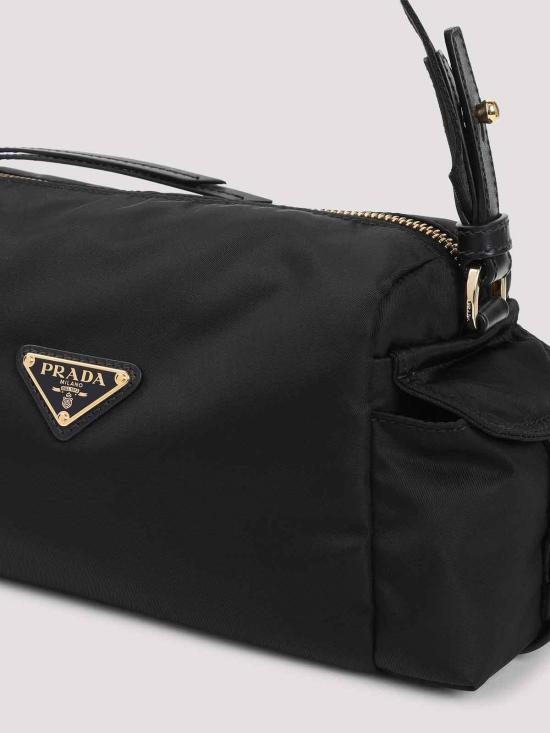 26FW 프라다 익스플로어 스몰 리나일론 및 가죽 숄더백 1BH232VNOORDLNF0002 BLACK - PRADA