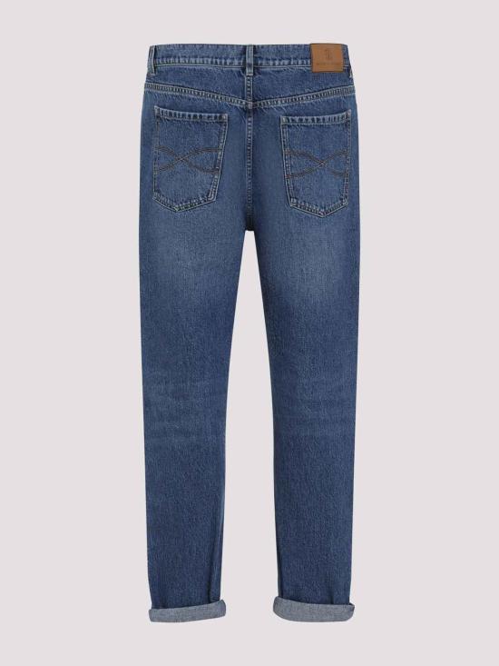 26FW 브루넬로 쿠치넬리 스트레이트 팬츠 M241PO2090C9013 DENIM - BRUNELLO CUCINELLI