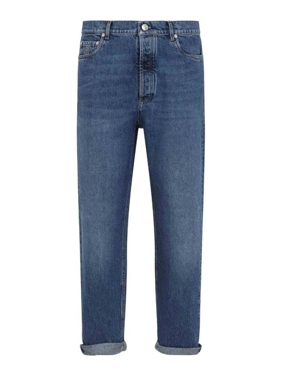 26FW 브루넬로 쿠치넬리 스트레이트 팬츠 M241PO2090C9013 DENIM