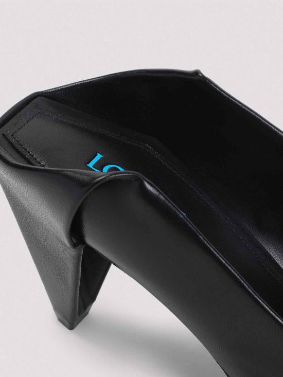 25FW 로에베 오리가미 플랩 백 펌프스 L814S01XB21100 BLACK - LOEWE