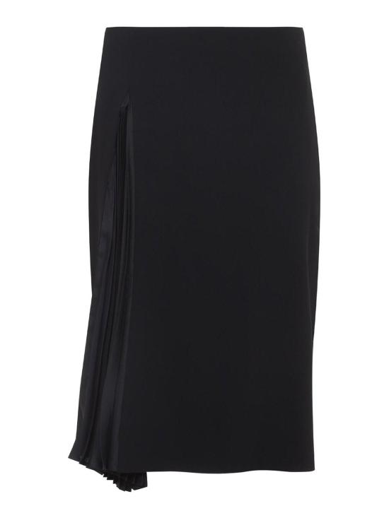 26FW 질샌더 미디 스커트 J02MA0402J40356001 BLACK