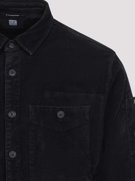 26FW 씨피 컴퍼니 셔츠 21CMSH147A006410O999 BLACK - C.P. COMPANY