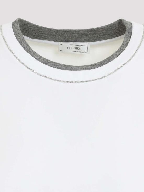 26FW 페세리코 반팔 티셔츠 A06864J000079001 WHITE - PESERICO