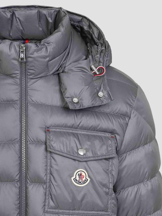 26FW 몽클레어 베리스 후드 쇼트 다운 자켓 L20911A00004599Q093B GREY - MONCLER