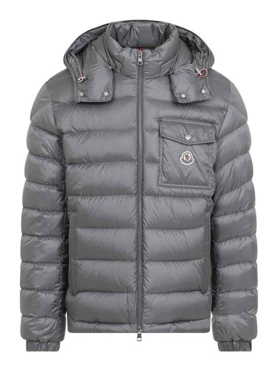 26FW 몽클레어 베리스 후드 쇼트 다운 자켓 L20911A00004599Q093B GREY