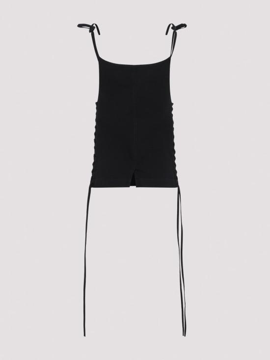 25FW 발렌시아가 민소매 티셔츠 857301TQP131000 BLACK - BALENCIAGA