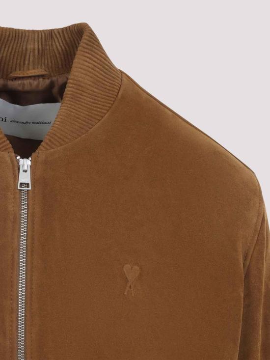 26FW 아미 봄버 자켓 HJK152LH0059282 Brown - AMI