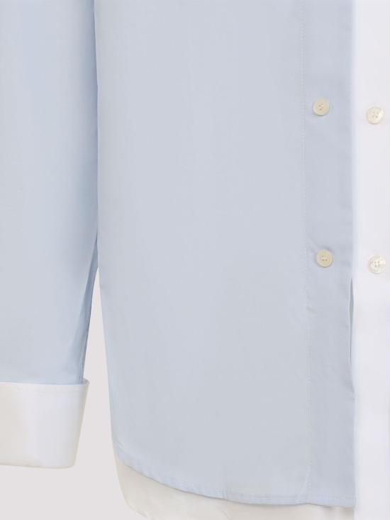26FW 아크네 스튜디오 레이어드 버튼 코튼 셔츠 BB0708AF2 LIGHT BLUE - ACNE STUDIOS