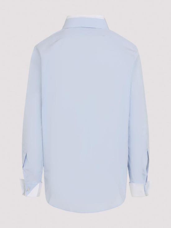 26FW 아크네 스튜디오 레이어드 버튼 코튼 셔츠 BB0708AF2 LIGHT BLUE - ACNE STUDIOS
