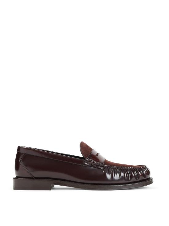 26FW 브루넬로 쿠치넬리 슈즈 MZUOXSF673CKC46 BURGUNDY