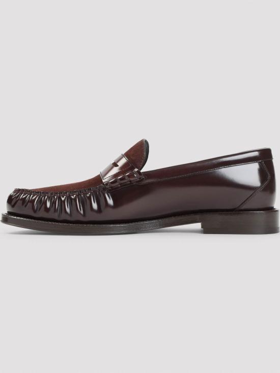 26FW 브루넬로 쿠치넬리 슈즈 MZUOXSF673CKC46 BURGUNDY - BRUNELLO CUCINELLI