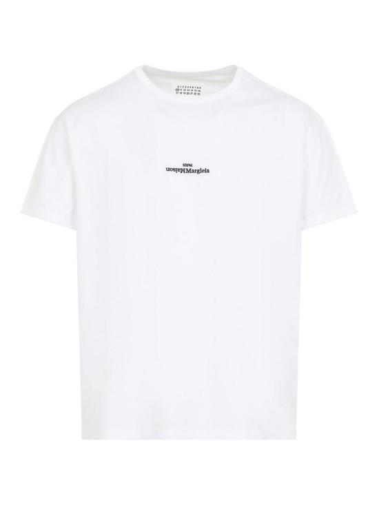 26FW 마르지엘라 로고 코튼 티셔츠 S50GC0736S22816100 WHITE