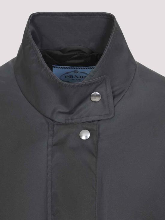 26FW 프라다 리나일론 워시드 사르토리얼 로고 블루종 재킷 29C362SOOO19YEF0112 BLACK - PRADA
