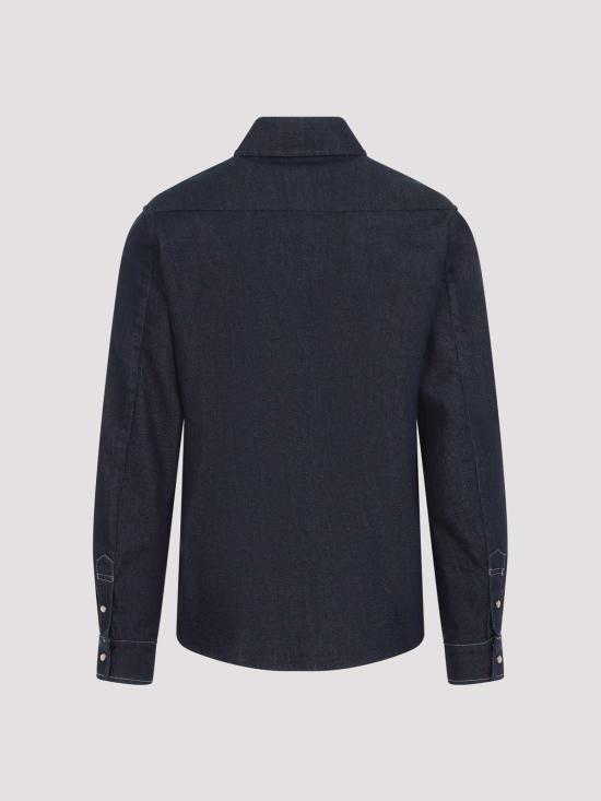 26FW 몽클레어 셔츠 L20912F00008598X176C DARK BLUE - MONCLER