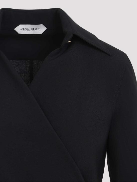 26FW 알베르타 페레티 미디 스커트 044566350555 BLACK - ALBERTA FERRETTI