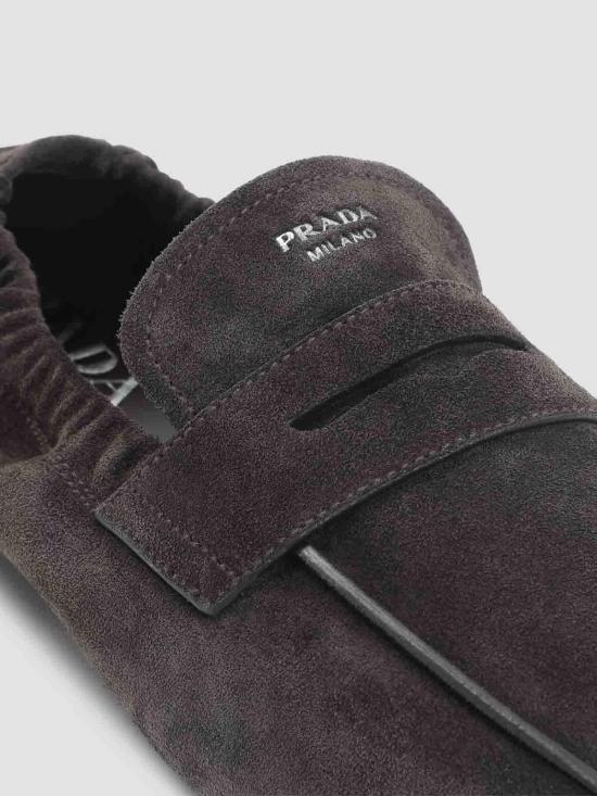 26FW 프라다 셔플 앤틱 레더 로퍼 2DG158FG012054F0003 DARK BROWN - PRADA