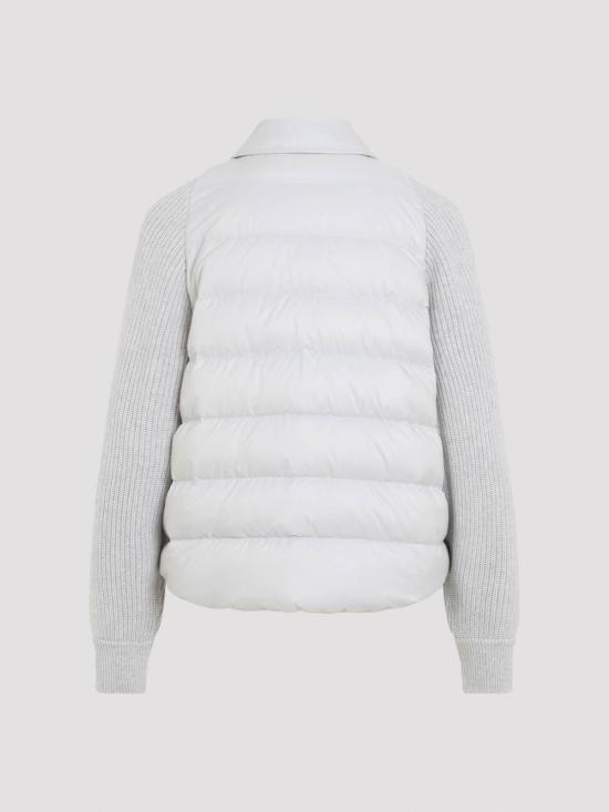26FW 브루넬로 쿠치넬리 나일론 다운 재킷 MD5987696PC3671 WHITE - BRUNELLO CUCINELLI