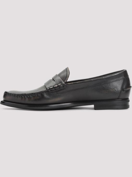 26FW 프라다 브러쉬드 레더 로퍼 2DB239FX0002HIIF0Y71 BLACK - PRADA