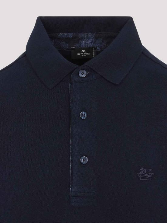 26FW 에트로 폴로 티셔츠 MRMD0005AU11XB0013 BLUE - ETRO