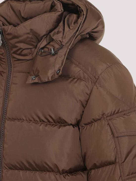 26FW 몽클레어 클래식 후드 다운 패딩 자켓 L20911A53600539ZD262 BROWN - MONCLER